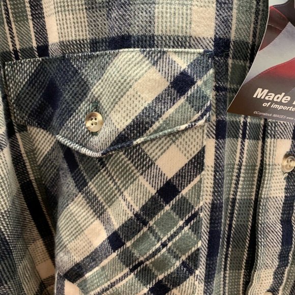 Codet Heavyweight Brawny Flannel Shirt Jacket Mens - Picture 5 of 8